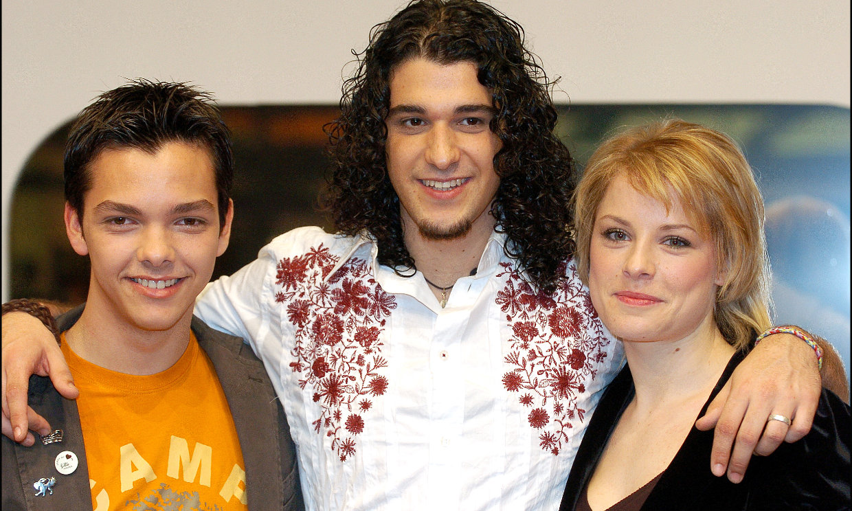 Sergio Rivero, Soraya Arnelas y Víctor Estévez en 'OT4' (2005)