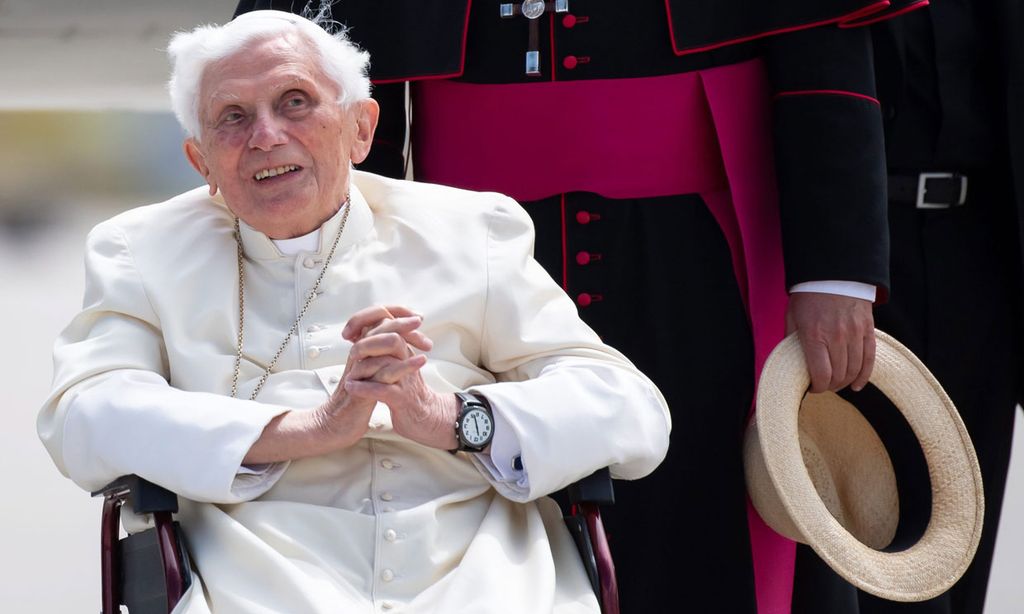 Benedicto XVI, en su último viaje