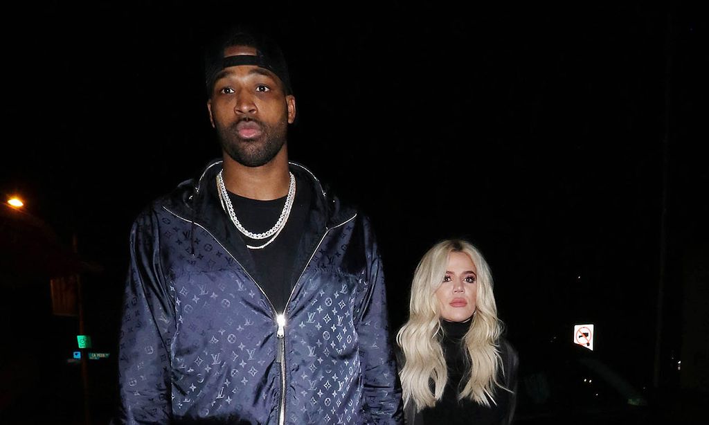 Khloé Kardashian y Tristan Thompson 