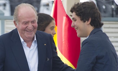 Felipe de Marichalar ha regresado a Madrid después de visitar a su abuelo, el rey Juan Carlos, en Abu Dabi