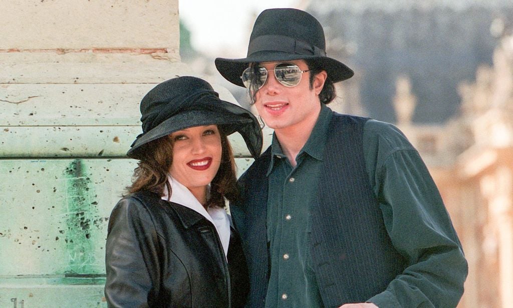 Lisa Marie Presley con Michael Jackson