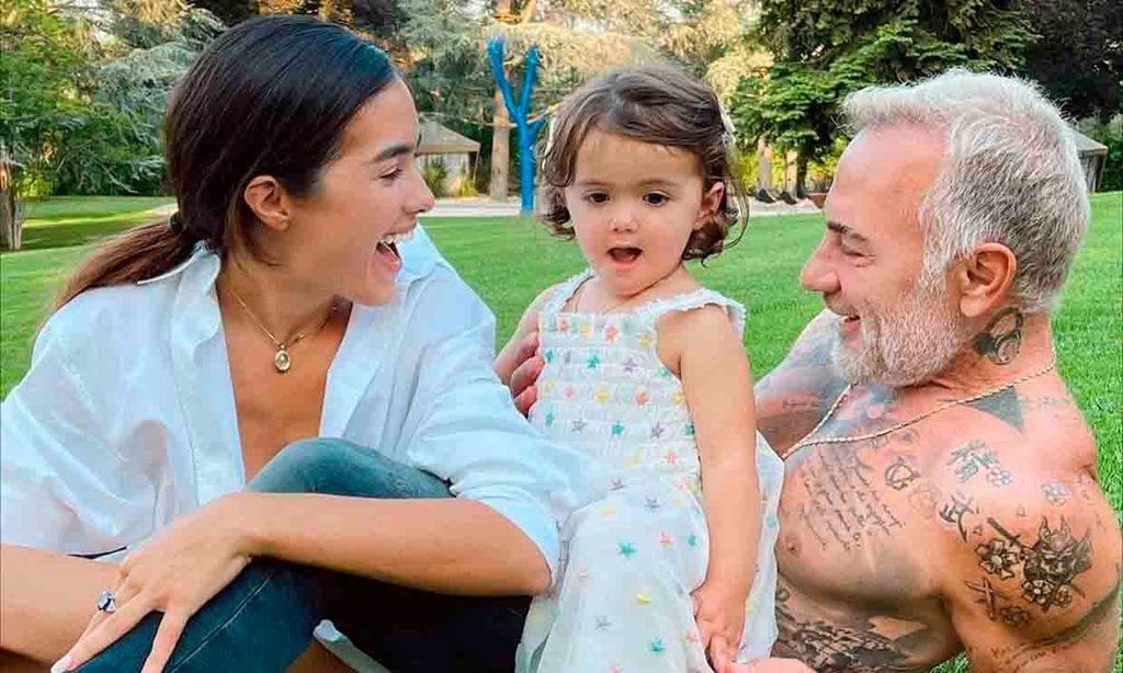 Gianluca Vacchi y su hija Blu