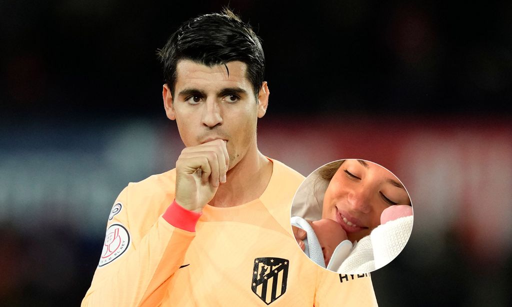 El tierno gesto que Álvaro Morata dedicó a su hija Bella tras marcar un gol