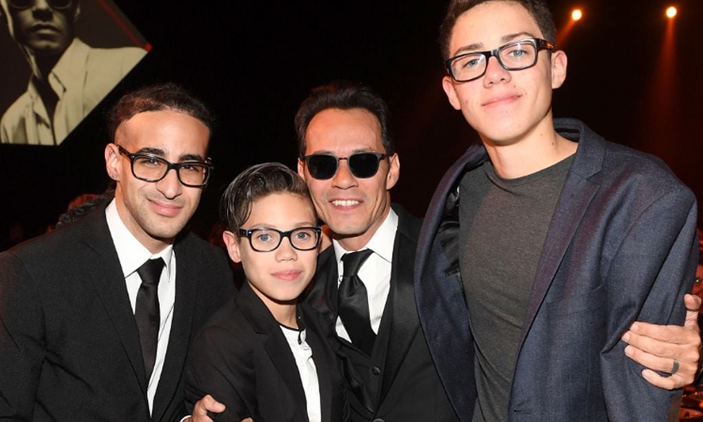 Marc Anthony y sus hijos