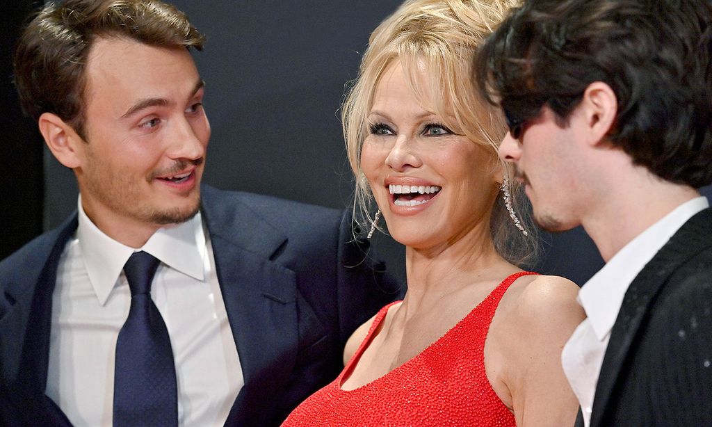 ¡Amor de madre! Pamela Anderson presenta su proyecto más personal junto a sus hijos Brandon y Dylan