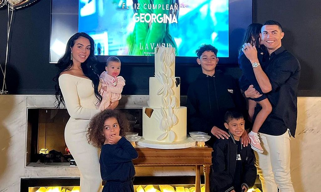 Familia de Cristiano Ronaldo y Georgina Rodríguez 