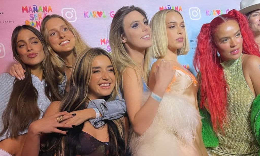 La megafiesta de Karol G en Miami junto a Lola Índigo y otras estrellas para celebrar el éxito de su single con Shakira