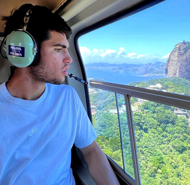 Carlos Alcaraz en Río de Janeiro