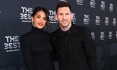Antonela Roccuzzo 'reina' junto a Messi, uno de los triunfadores de los premios 'The Best'
