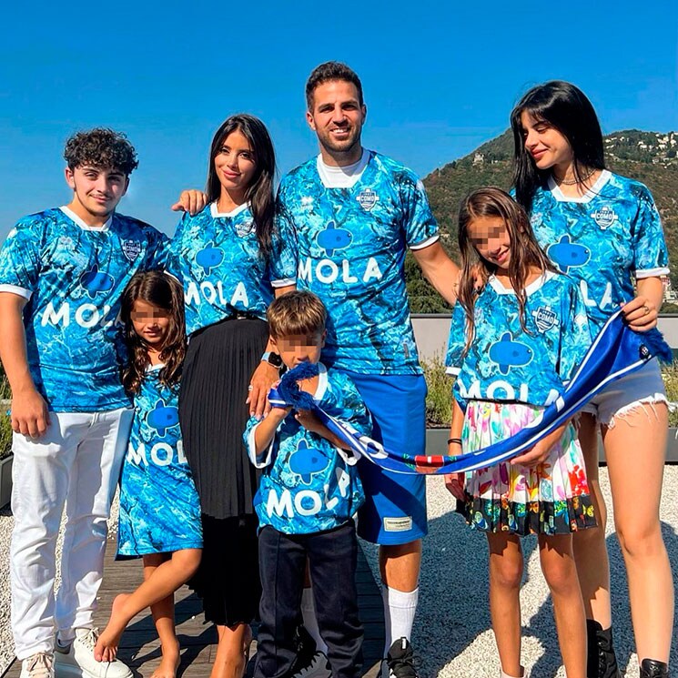 La gran familia de Cesc Fábregas y Daniella Semaan: cinco hijos, entre ellos una youtuber de 23 años y un futbolista de 19