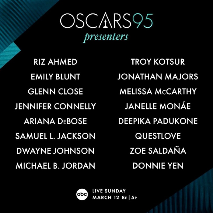 Lista de presentadores de los Oscar