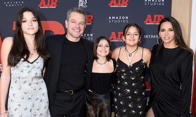 Las hijas adolescentes de Matt Damon y Luciana Barroso causan sensación en su debut en Hollywood