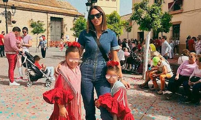 Irene Rosales presume de sus hijas, Ana y Carlota, dos pequeñas flamencas que desfilan con mucho arte