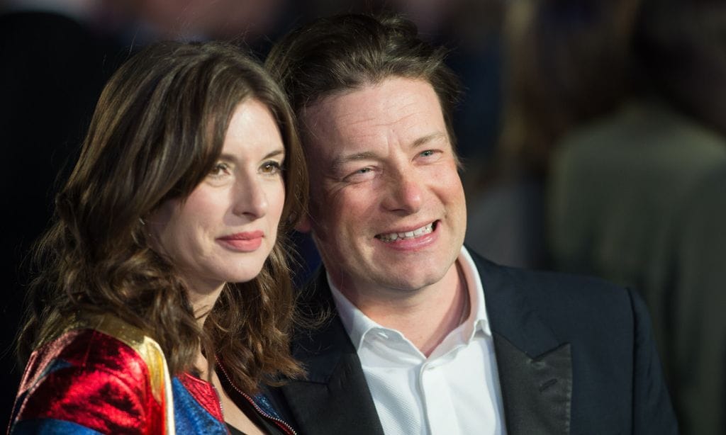 Jamie Oliver y Jools, su mujer
