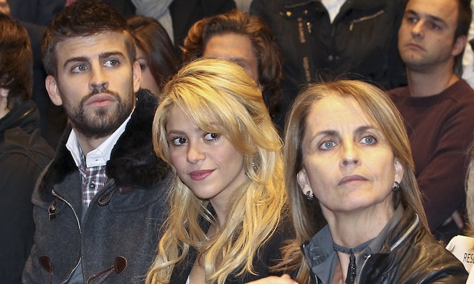Gerard Piqué, Shakira y Montserrat  Bernabéu