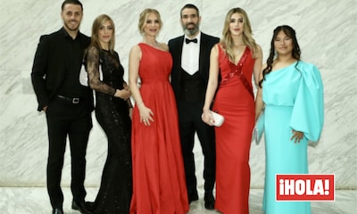 Fernando Sanz e Ingrid Asensio acuden en familia a los Premios Platino