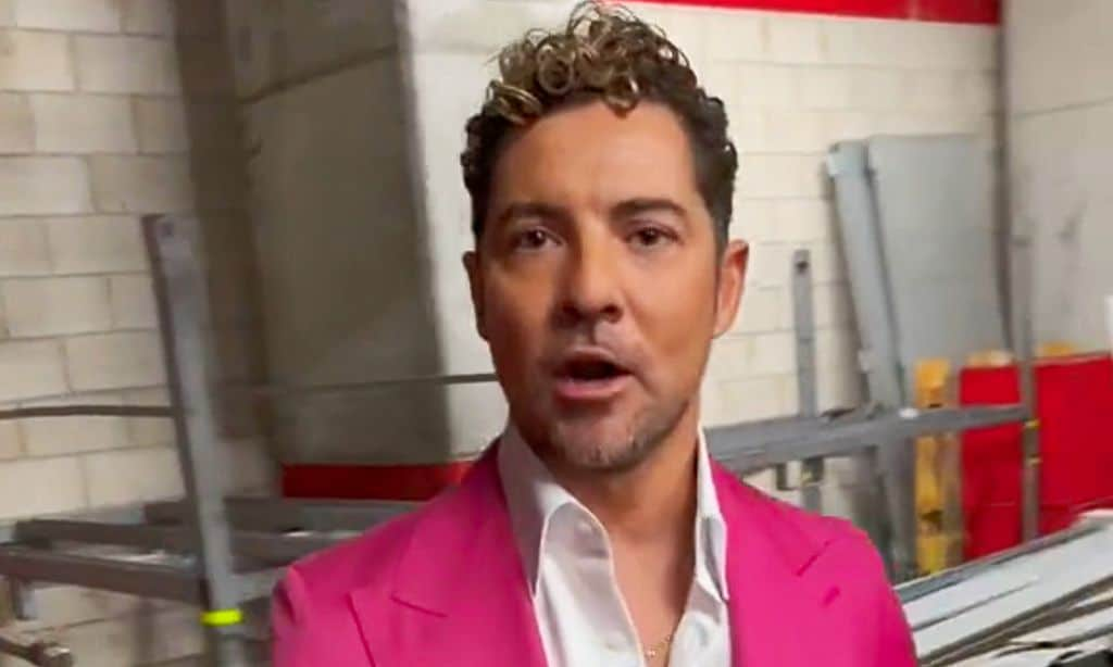 David Bisbal, en el vídeo que se ha hecho viral