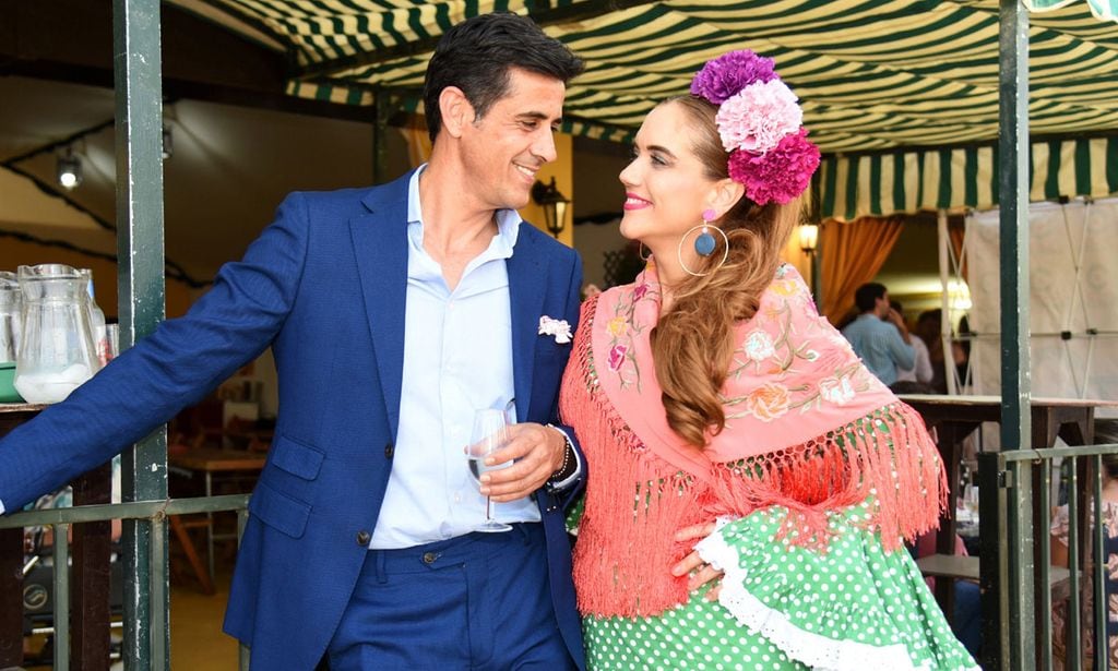 Víctor Janeiro y Beatriz Trapote celebran 16 años de amor en la Feria de Jerez tras la operación de la periodista