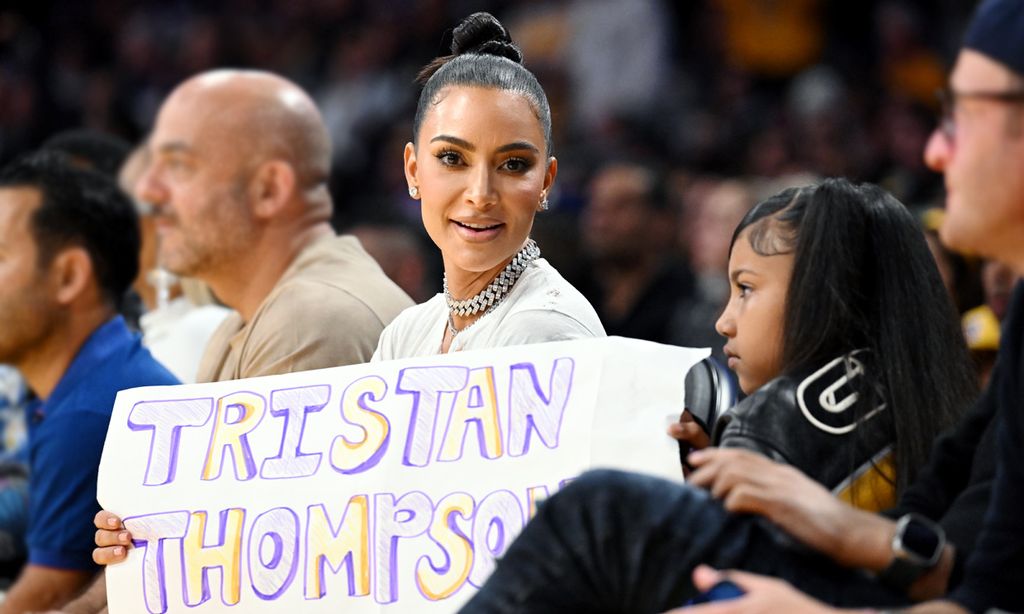 Kim Kardashian sigue apoyando a Tristan Thompson