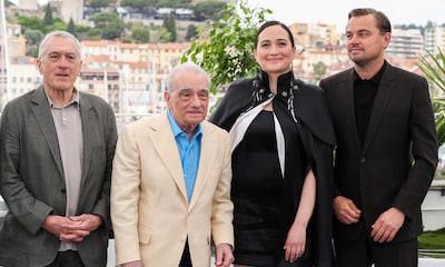 Leonardo DiCaprio, Martin Scorsese y Robert De Niro, juntos en Cannes en una imagen de película