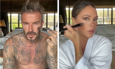 David Beckham imita a Victoria en un divertidísimo tutorial de maquillaje que está causando furor
