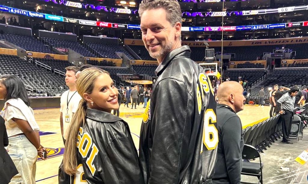 Pau Gasol y Catherine McDonnell