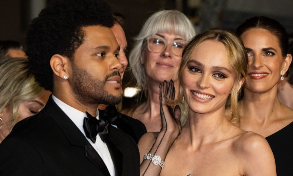 Lily Rose Depp en Cannes con The Weeknd