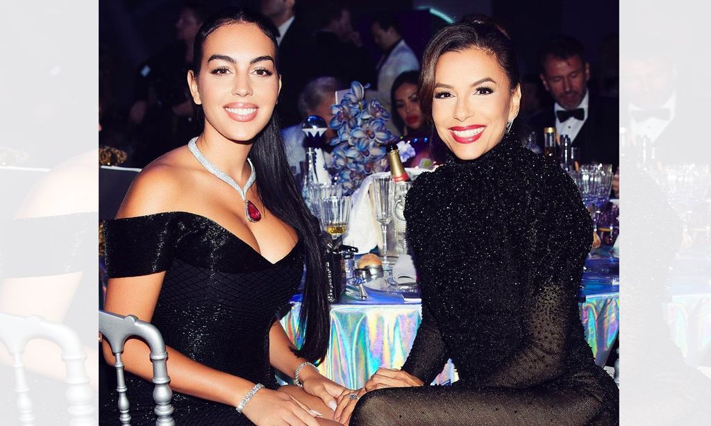 Georgina Rodriguez y Eva Longoria en Cannes