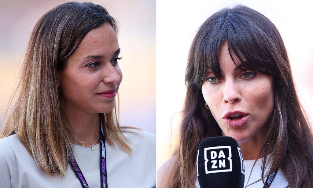 Alonso sube al podio en Mónaco ante la atenta mirada de Melissa Jiménez y su ex, Andrea Schlager