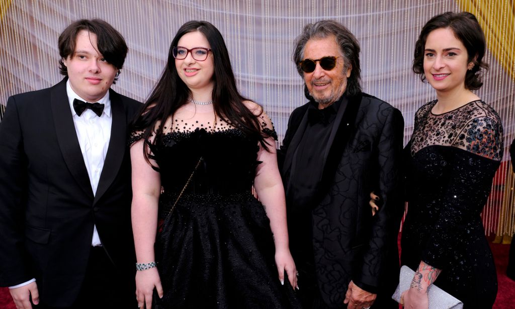 Al Pacino con sus tres hijos Julie y los mellizos Olivia y Anton