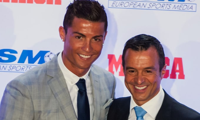 Jorge Mendes y Cristiano Ronaldo 