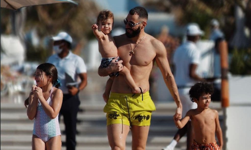 Así es la vida de Karim Benzema, tres hijos de tres mujeres distintas