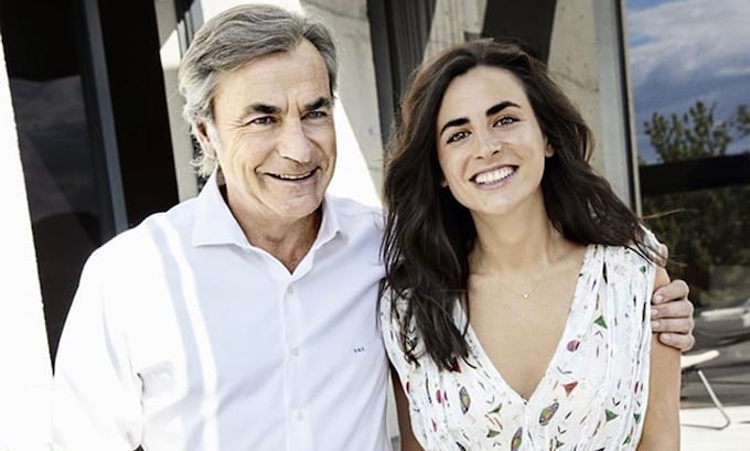  Carlos Sainz y su hija Blanca