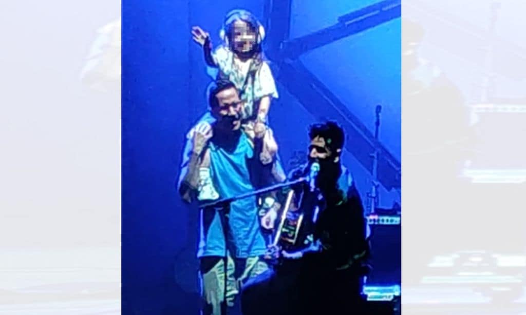 Te mostramos el momentazo de Pablo López con su sobrina en su último concierto