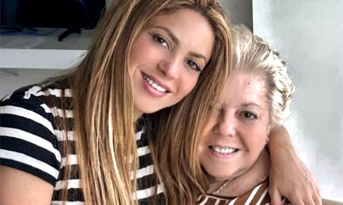 Shakira y su madre