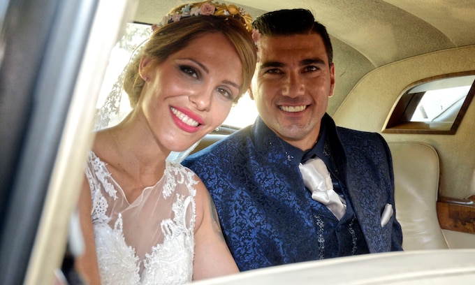 José Antonio Reyes y su viuda, Noelia Lopez