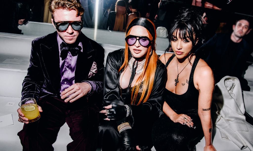 Madonna con sus hijos, Lourdes Leon y Rocco Ritchie