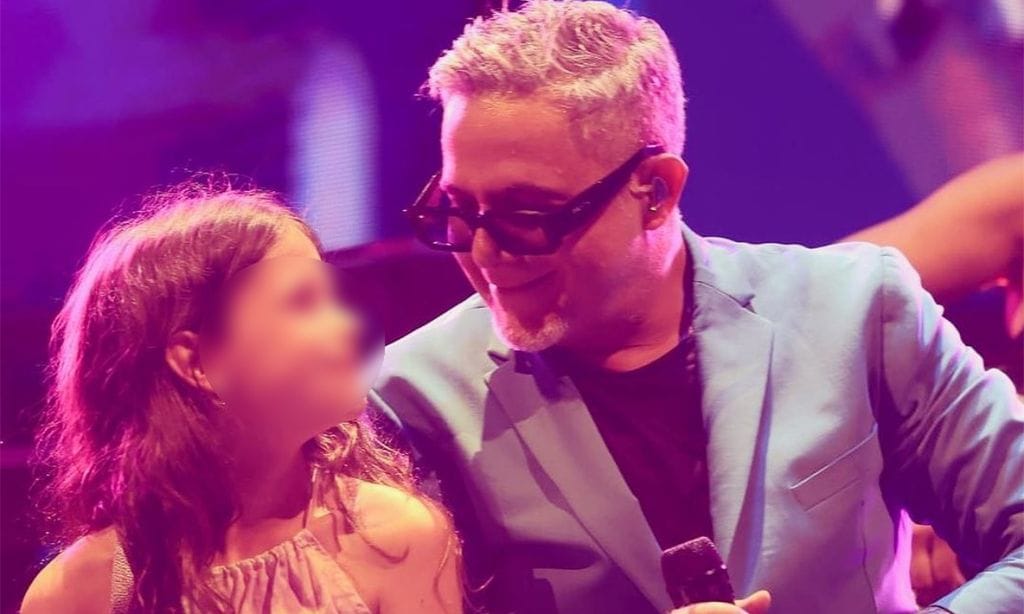 Lo que no se vio del concierto en el que Alejandro Sanz subió al escenario a su hija Alma