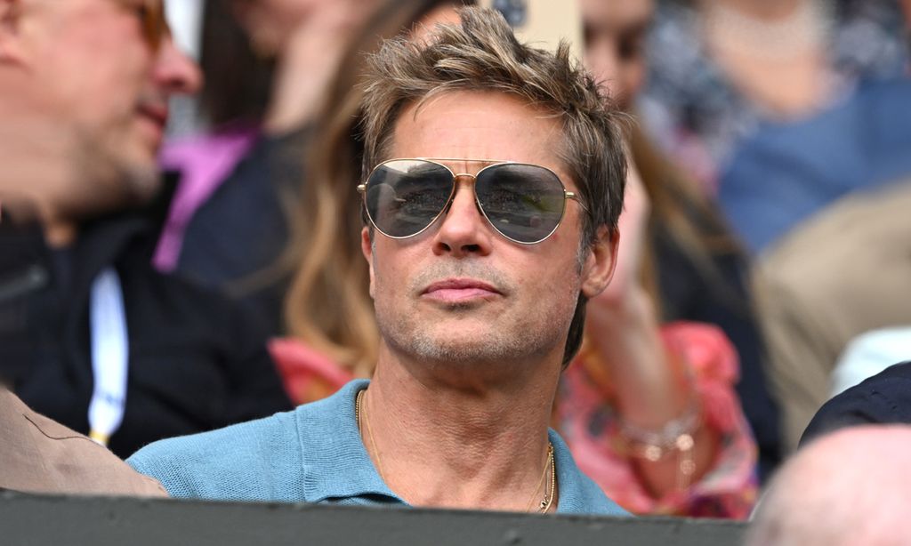 Brad Pitt causa furor en la final de Wimbledon