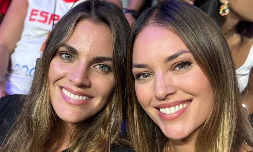 Helen Lindes y Amaia Salamanca en el basket