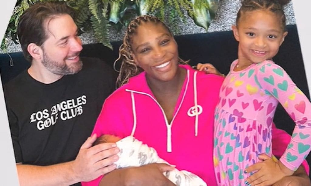 Serena Williams da la bienvenida a su segunda niña ¡y así de cariñosa se muestra su hija mayor!