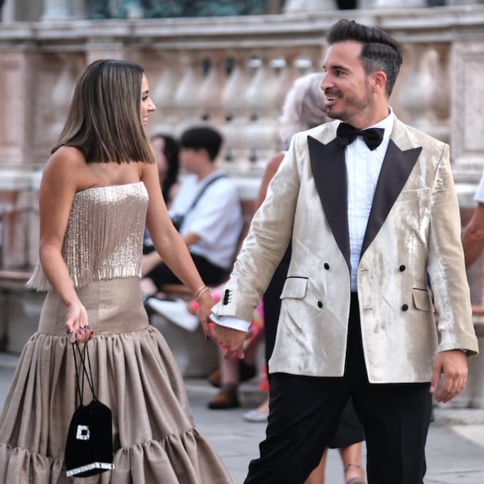 Las imágenes más espectaculares de Javier Castillo y Verónica Díaz en su romántica y divertida cita veneciana