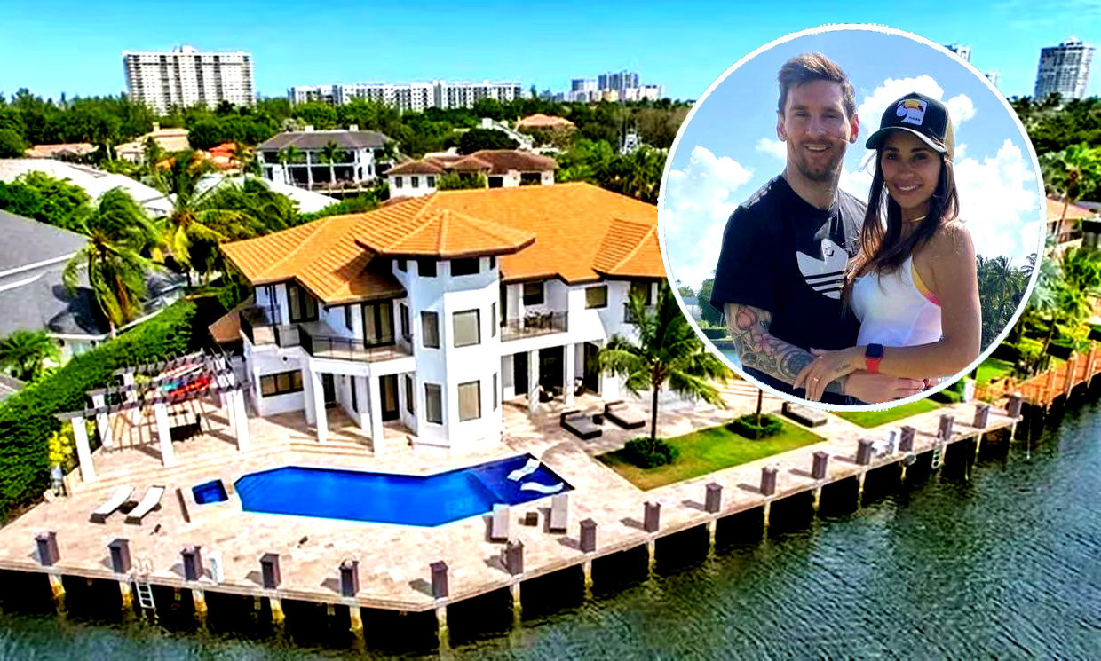 Te mostramos la espectacular mansión que Messi se ha comprado por 10 millones de euros en Florida