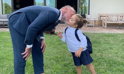Blu Jerusalema se hace mayor: las imágenes más tiernas de Gianluca Vacchi en el primer día de colegio de su hija