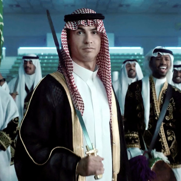 Las llamativas imágenes de Cristiano Ronaldo celebrando el Día Nacional de Arabia Saudí