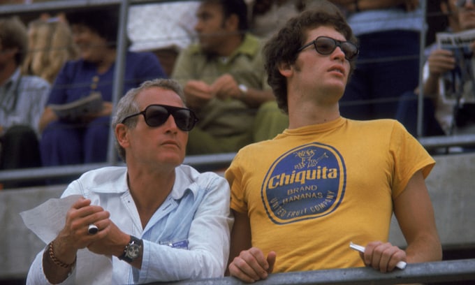 Paul Newman y su hijo Allan Scott