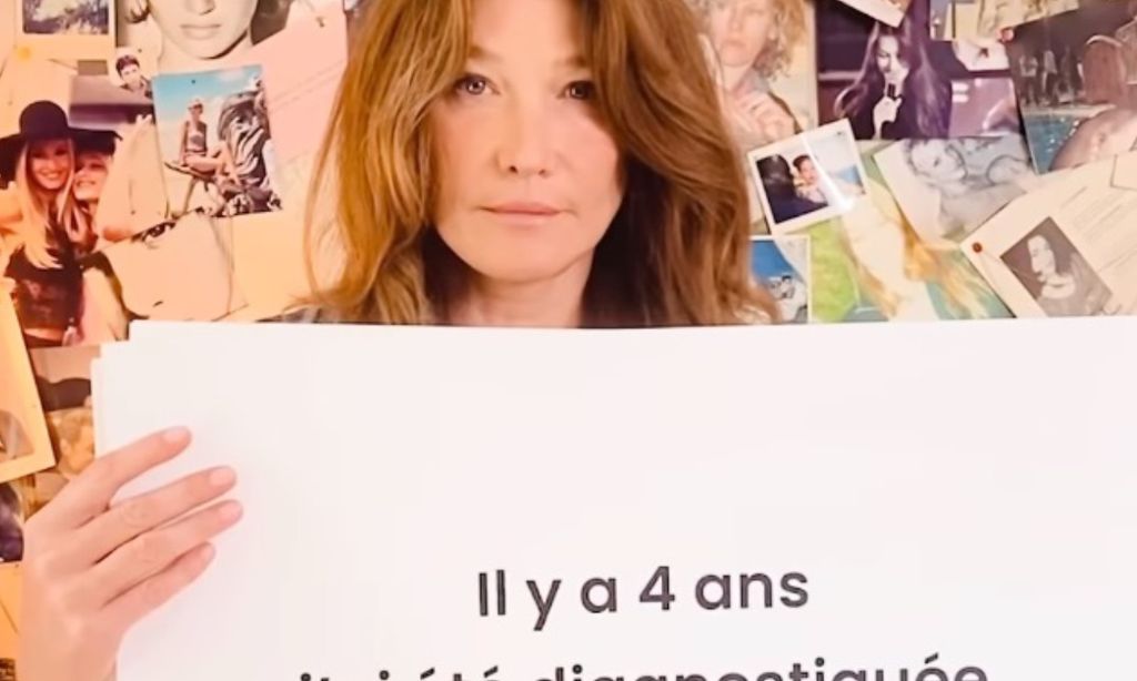 Carla Bruni desvela que en 2019 fue diagnosticada de cáncer de mama