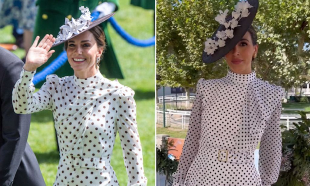 Así ha confeccionado Rocío Osorno el mismo vestido que lució la princesa de Gales en Ascot