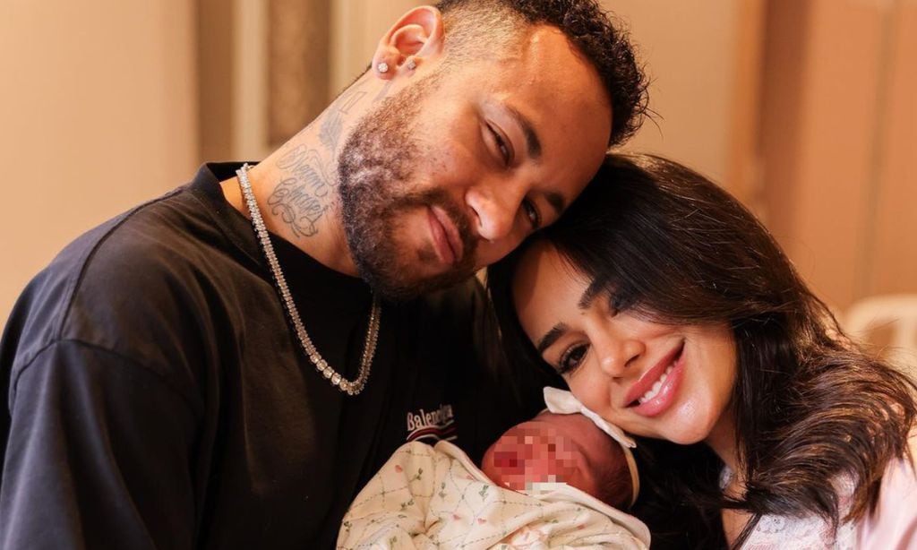 Neymar y Bruna Biancardi dan la bienvenida a su primera hija en común y comparten unas tiernas imágenes