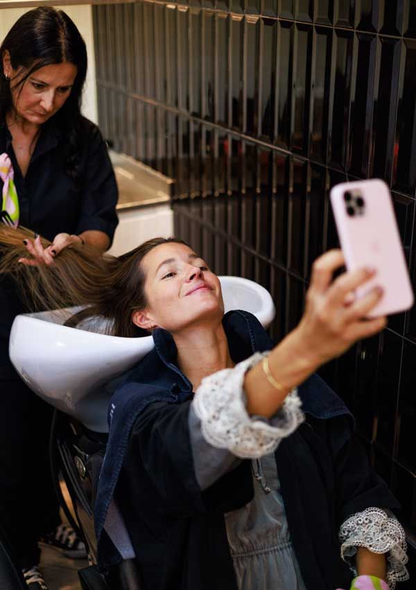Malena Costa se hace un selfie